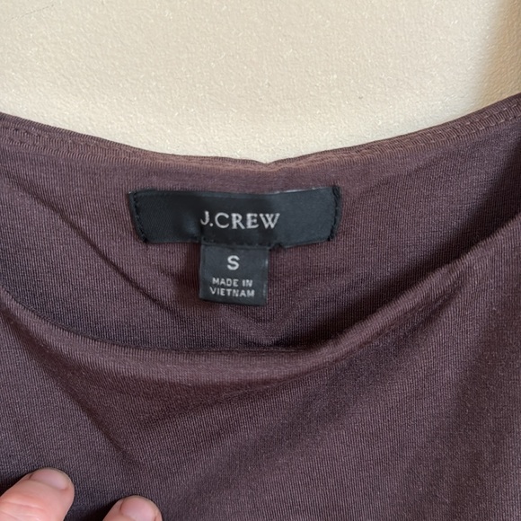 J. Crew FormKnit Scoop Neck Tank Top in Brown Small NWOT - Picture 2 of 3